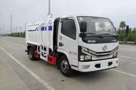 東風(fēng)5方側(cè)裝壓縮垃圾車